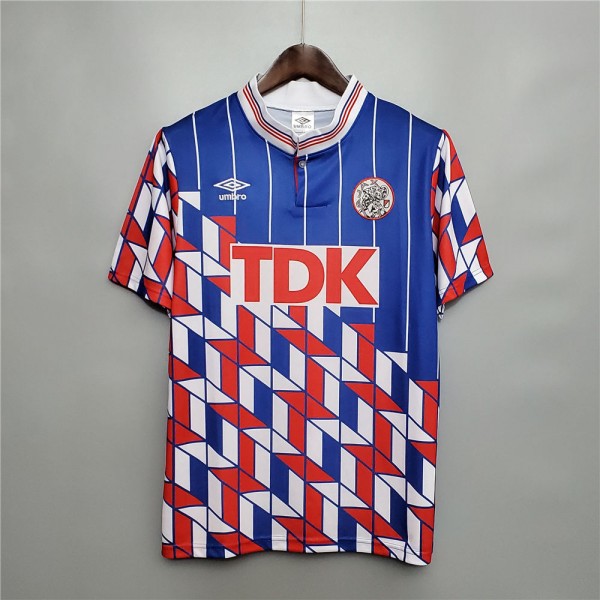 Ajax 1989 1990 Away Football Shirt