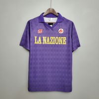 Fiorentina 1989-1990 Home Football Shirt