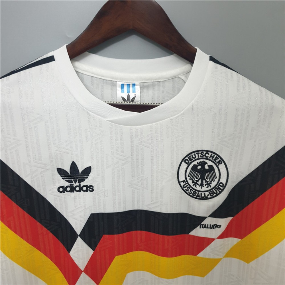 West Germany 1988-1990 Home Short Sleeve Football Shirt [As worn by  Matthäus, Brehme & Klinsmann]