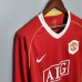 Manchester United 2006 2007 Home Football Shirt Long Sleeve