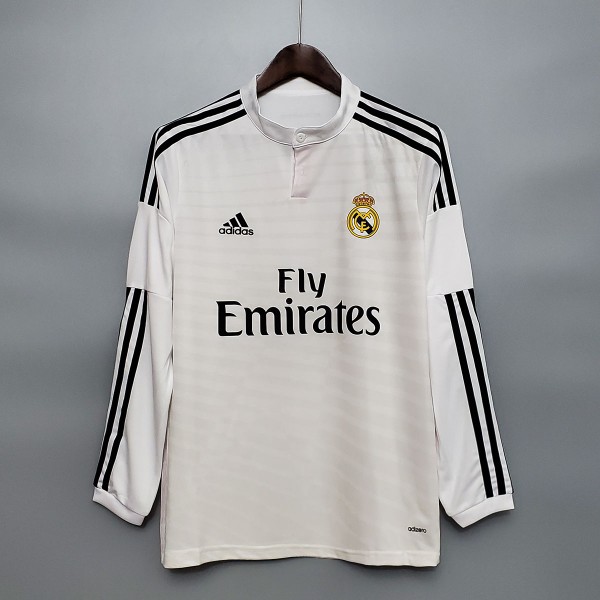 Real Madrid 2014 2015 Home Football Shirt Long Sleeve