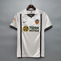 Valencia 2000 2001 Home Football Shirt
