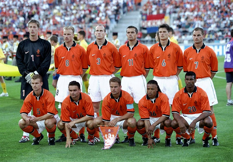 Holland 1998 Home Football Shirt